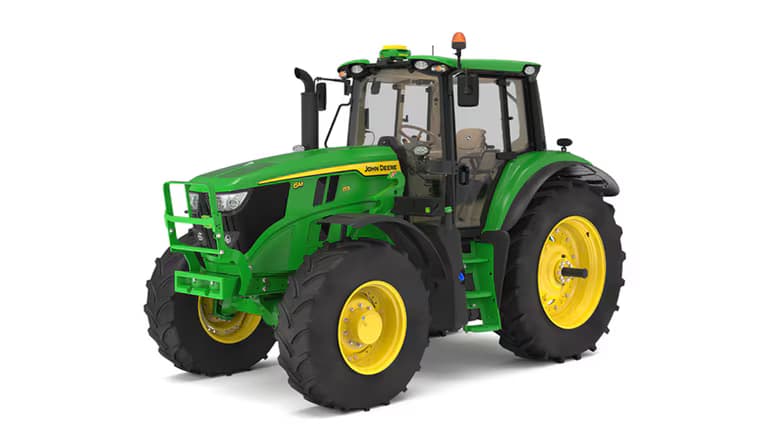 Tractor on site