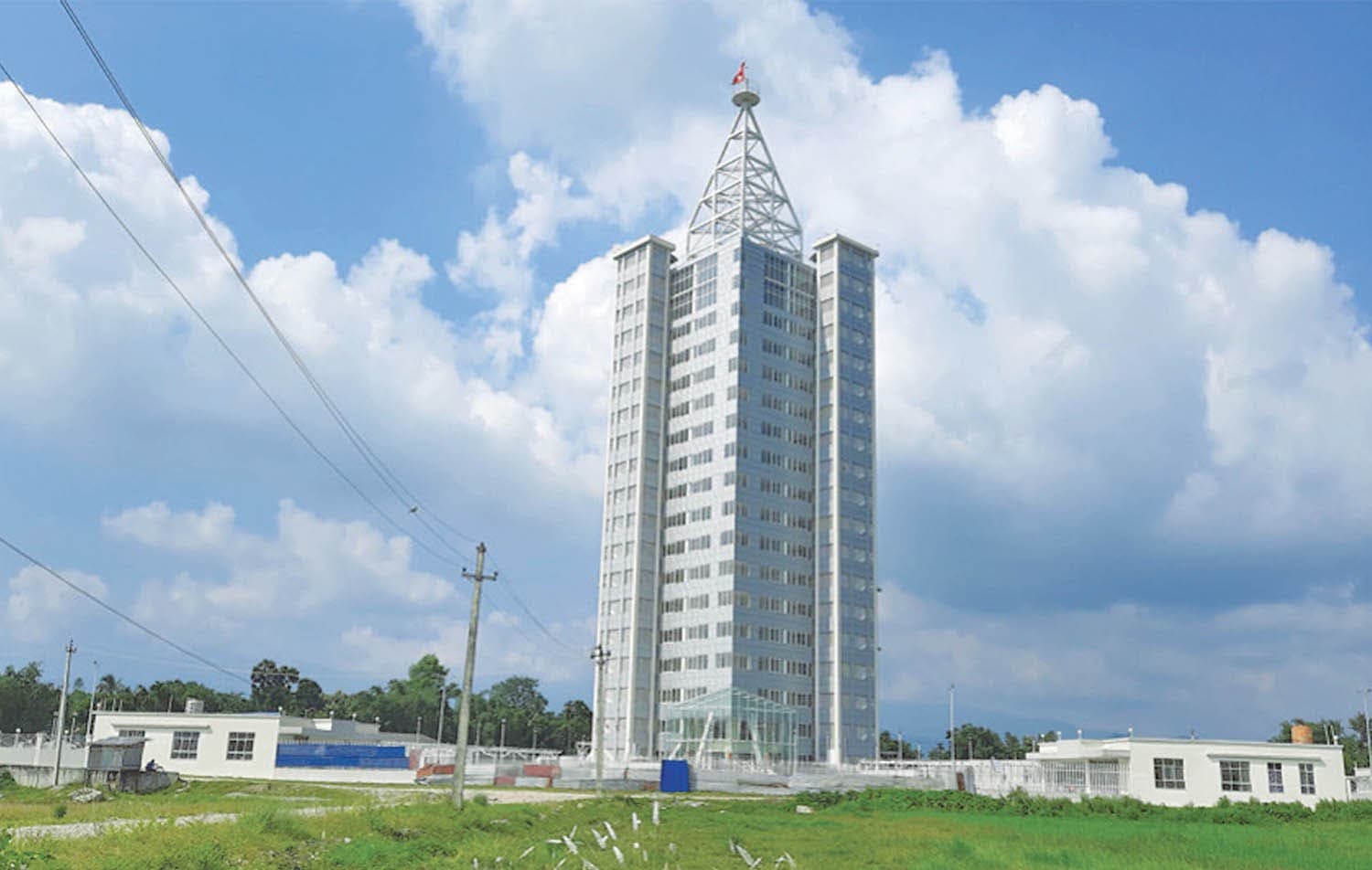 Construction of View Tower in Damak, Jhapa
